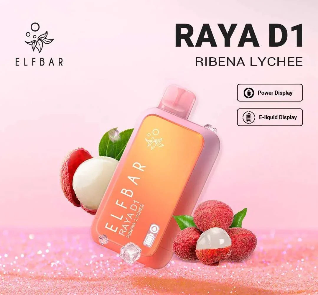 ELF BAR RAYA D1 – Ribena Lychee - Vape Shop Kolkata
