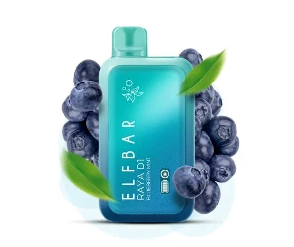 ELF BAR RAYA D1 – Blueberry Mint - Vape Shop Kolkata