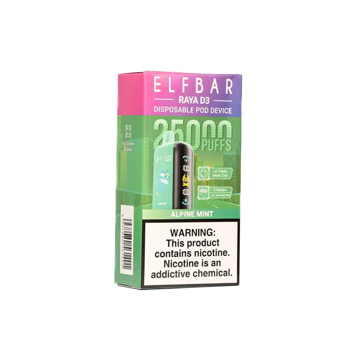 Elf Bar Raya D3 – Alpine Mint – 25000 - Vape Shop Kolkata