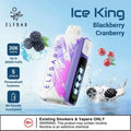 Elf Bar Ice King – Blackberry Cranberry – 30K - Vape Shop Kolkata