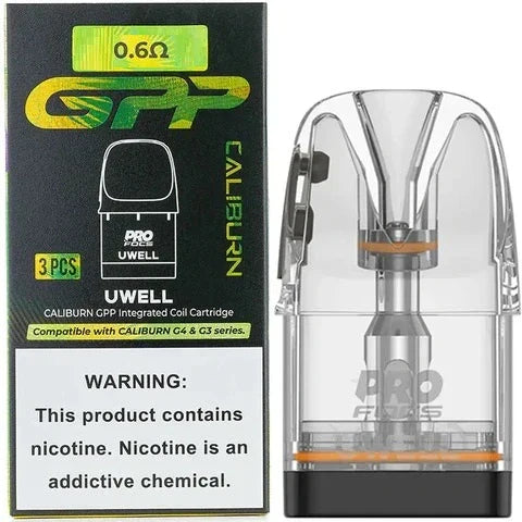 Uwell Caliburn GPP Replacement Pod (0.6Ω) - Vape Shop Kolkata