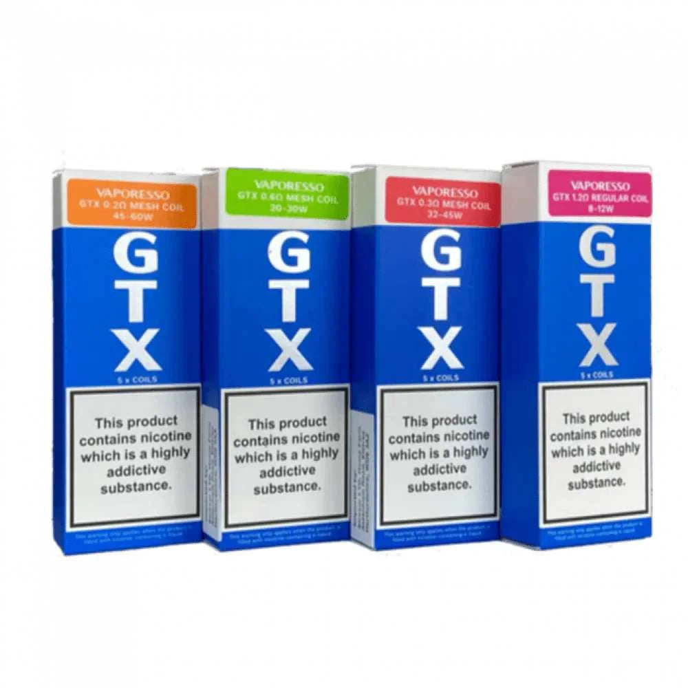 Vaporesso GTX Replacement Coil Series (5-Pack) - Vape Shop Kolkata