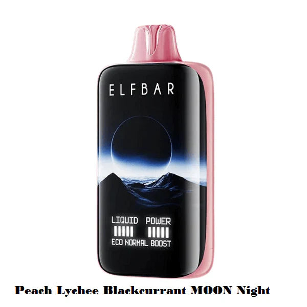 Elf Bar MoonNight 40K – Peach Lychee Blackcurrant - Vape Shop Kolkata