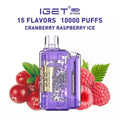 IGET FLARE B10000 – Cranberry Raspberry ice - Vape Shop Kolkata